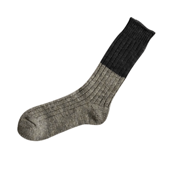 BOSTON WOOL COTTON SLAB SOCK