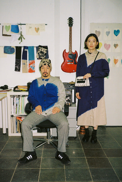 SHIRT DRESS | BOUSHI SHIBORI HEART