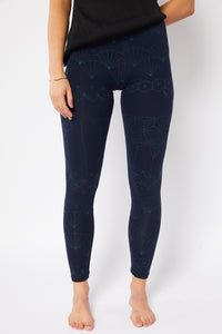 SASHIKO COTTON LEGGINGS