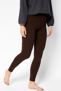SOFT BAMBOO LEGGINGS | CHOCOLATE
