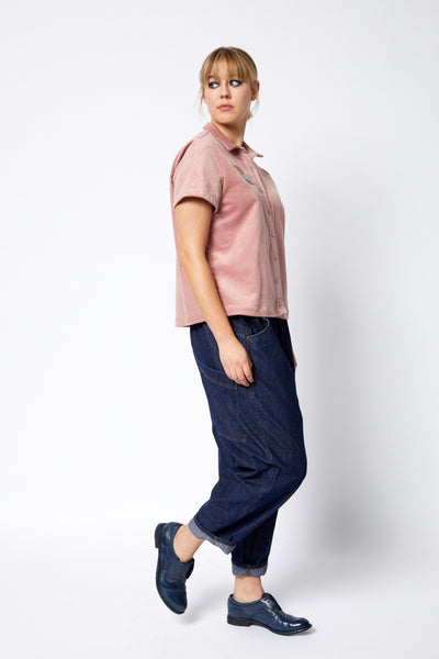 TOMBOY SHIRT | HIBISCUS
