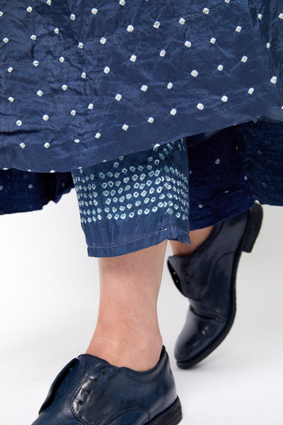 SILK BANDHANI SLIP DRESS