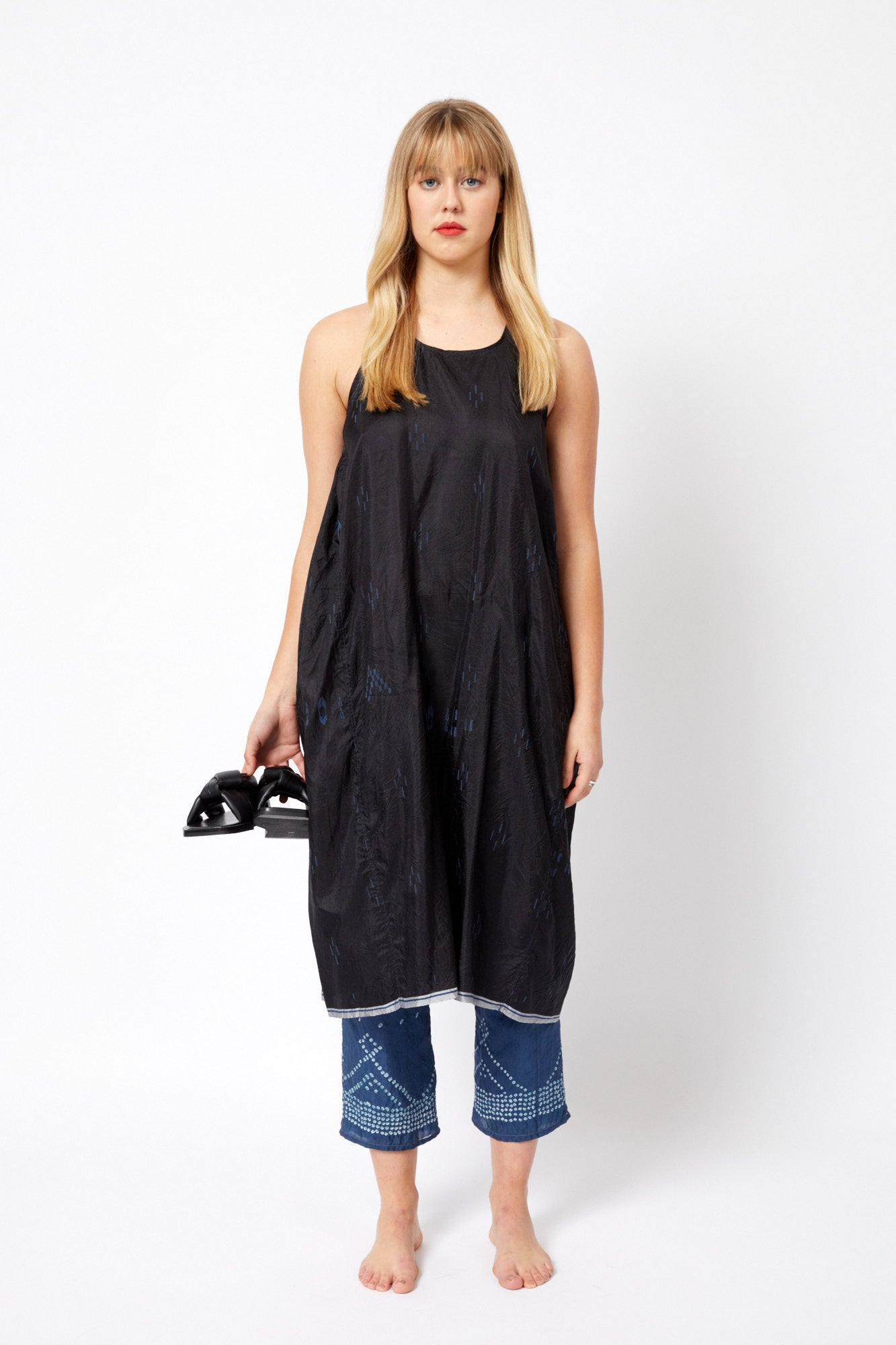 JAMDANI TULIP SLIP DRESS