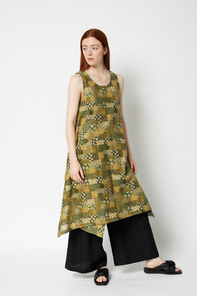 APRON DRESS | SAMPLER SQUARES
