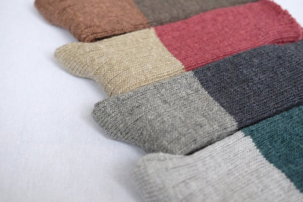 BOSTON WOOL COTTON SLAB SOCK