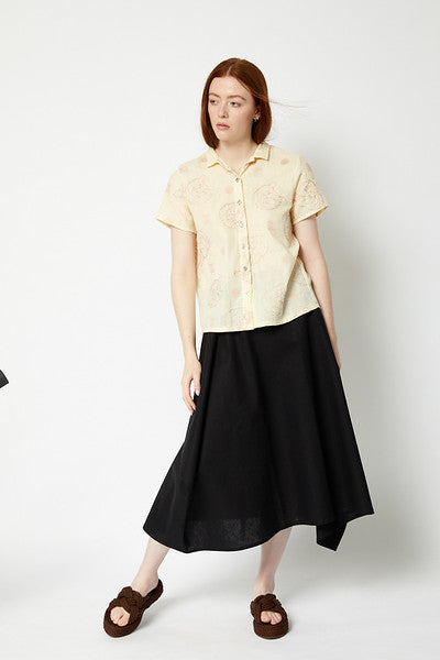 NEKO EMBROIDERY TOMBOY SHIRT