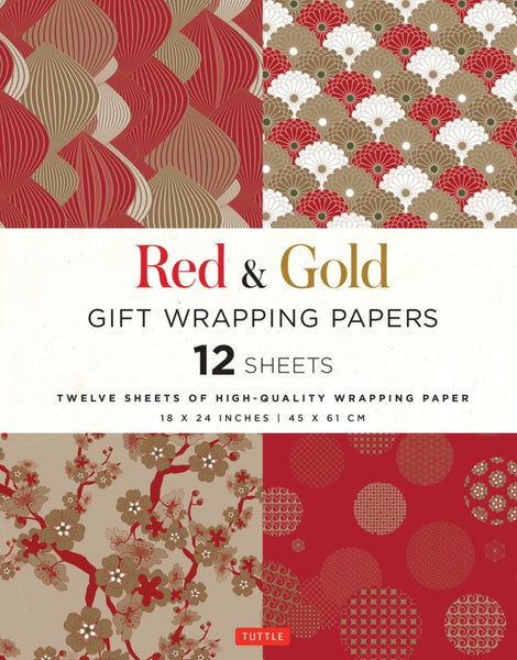 WRAPPING PAPERS X 12 SHEETS