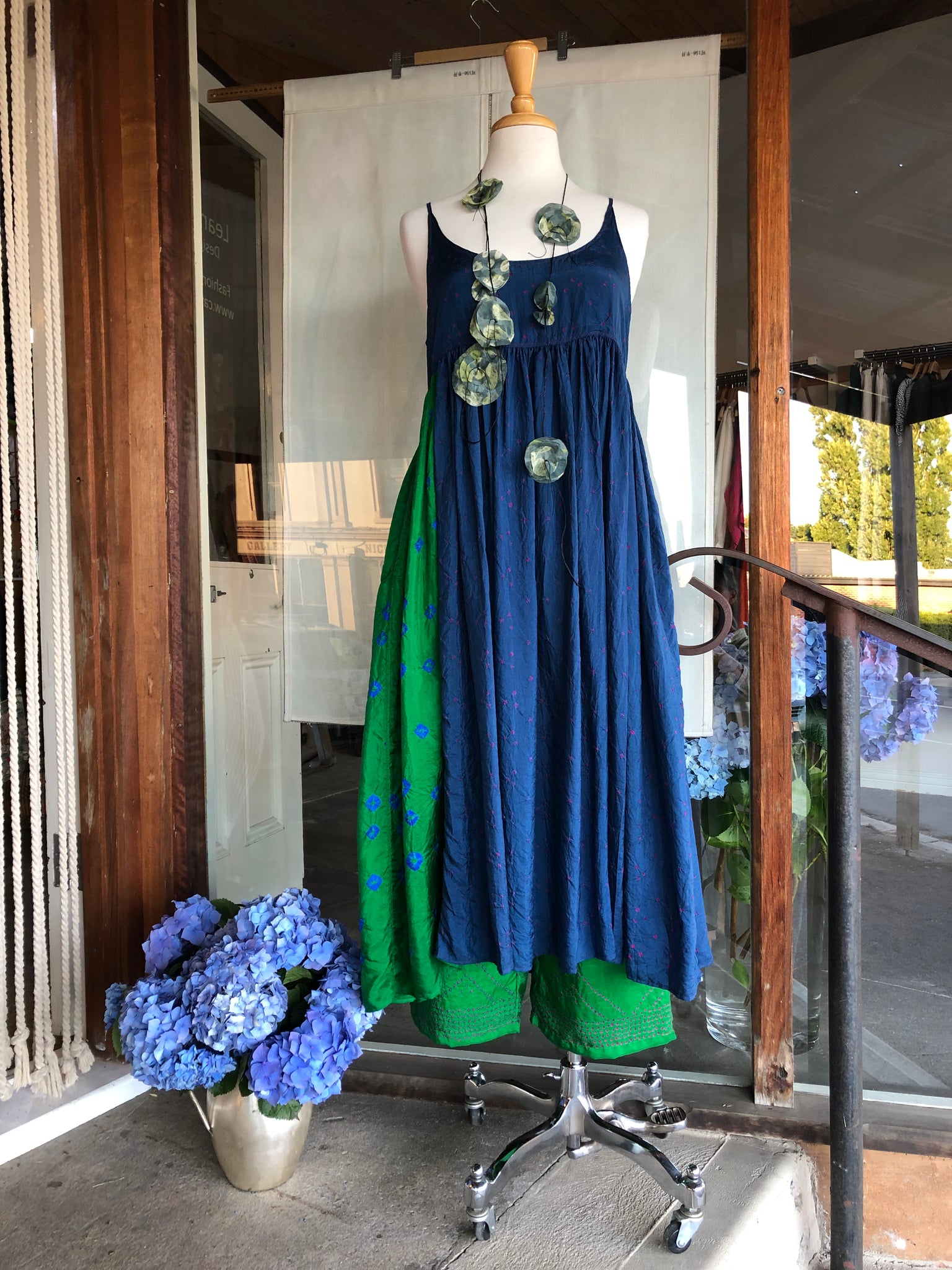 JEWEL SILK SLIP DRESS