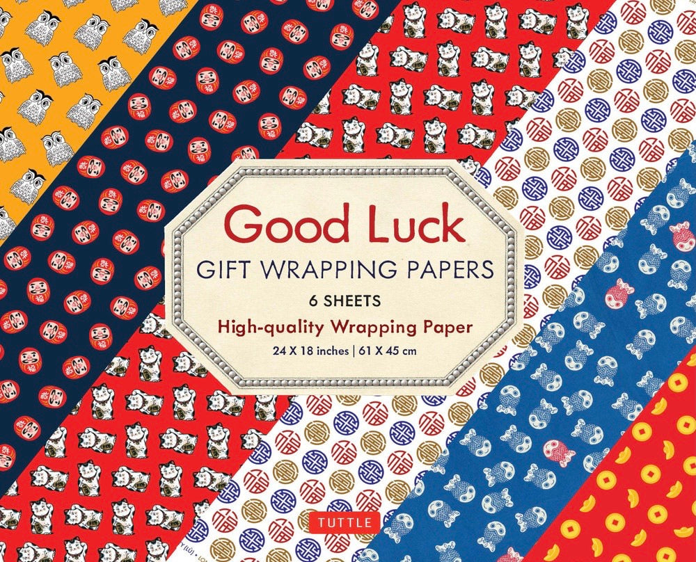 WRAPPING PAPERS X 6 SHEETS