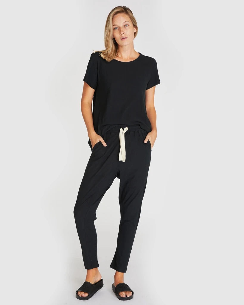 SLUB LOUNGE PANT | SQUID INK