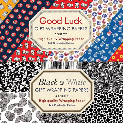 WRAPPING PAPERS X 6 SHEETS