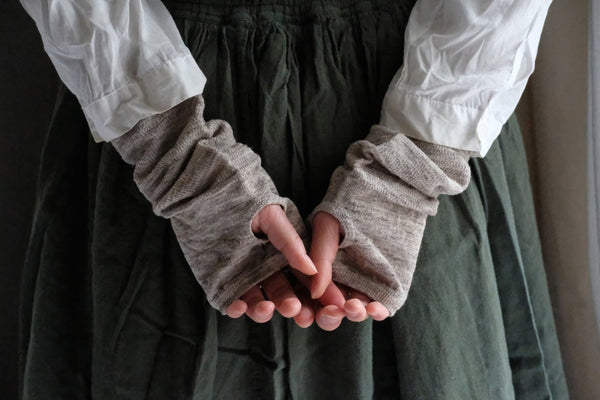 TENI LINEN ARM COVERS LONG